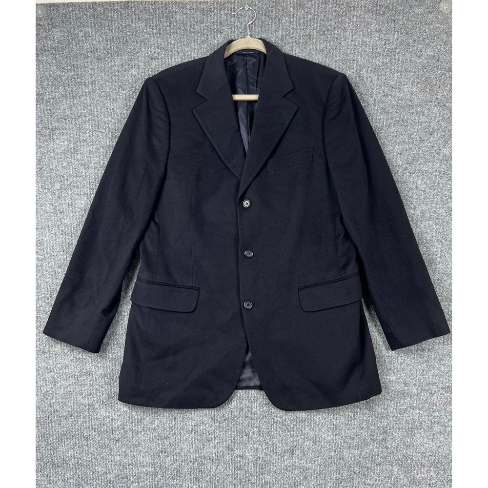 Loro Piana Brooks Brothers Cashmere Blazer Men Navy Full Lined Preppy‎ Old Money